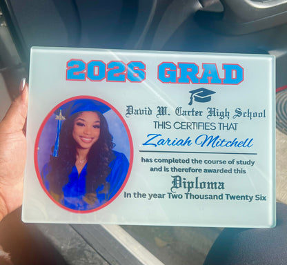 Graduation Plaque Keepsake