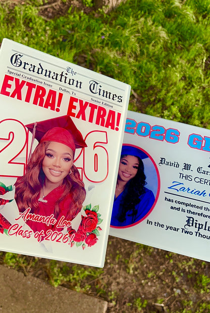 Graduation Plaque Keepsake