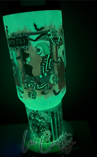 BeetleJuice Glow Tumbler