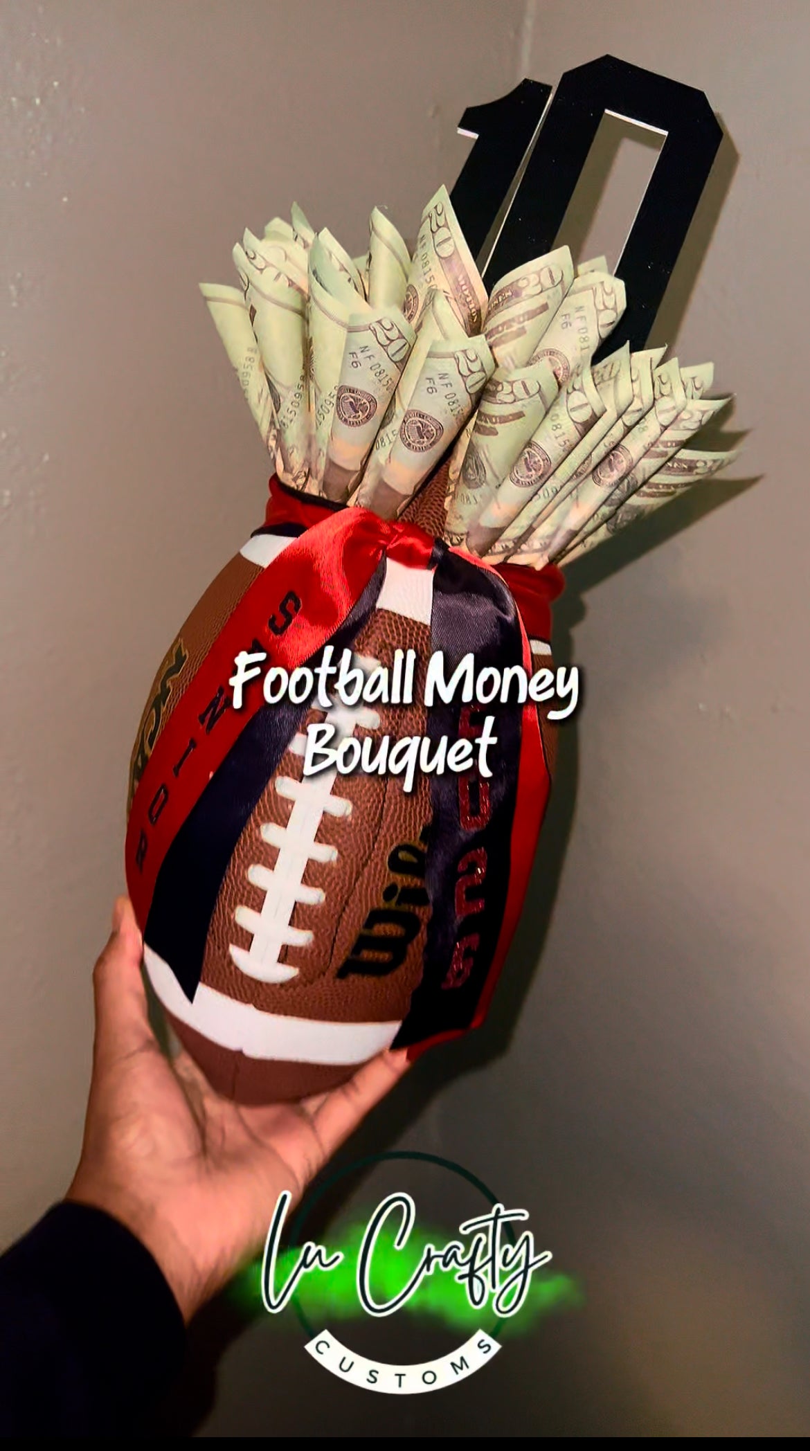 Football Money Bouquet
