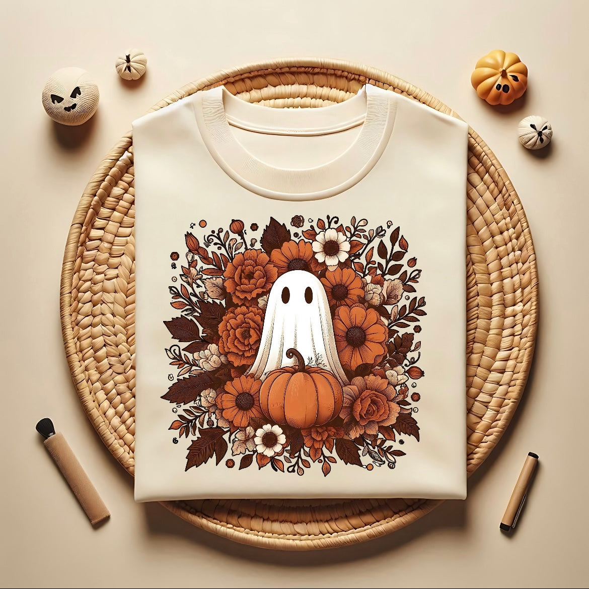 Vintage Floral Ghost